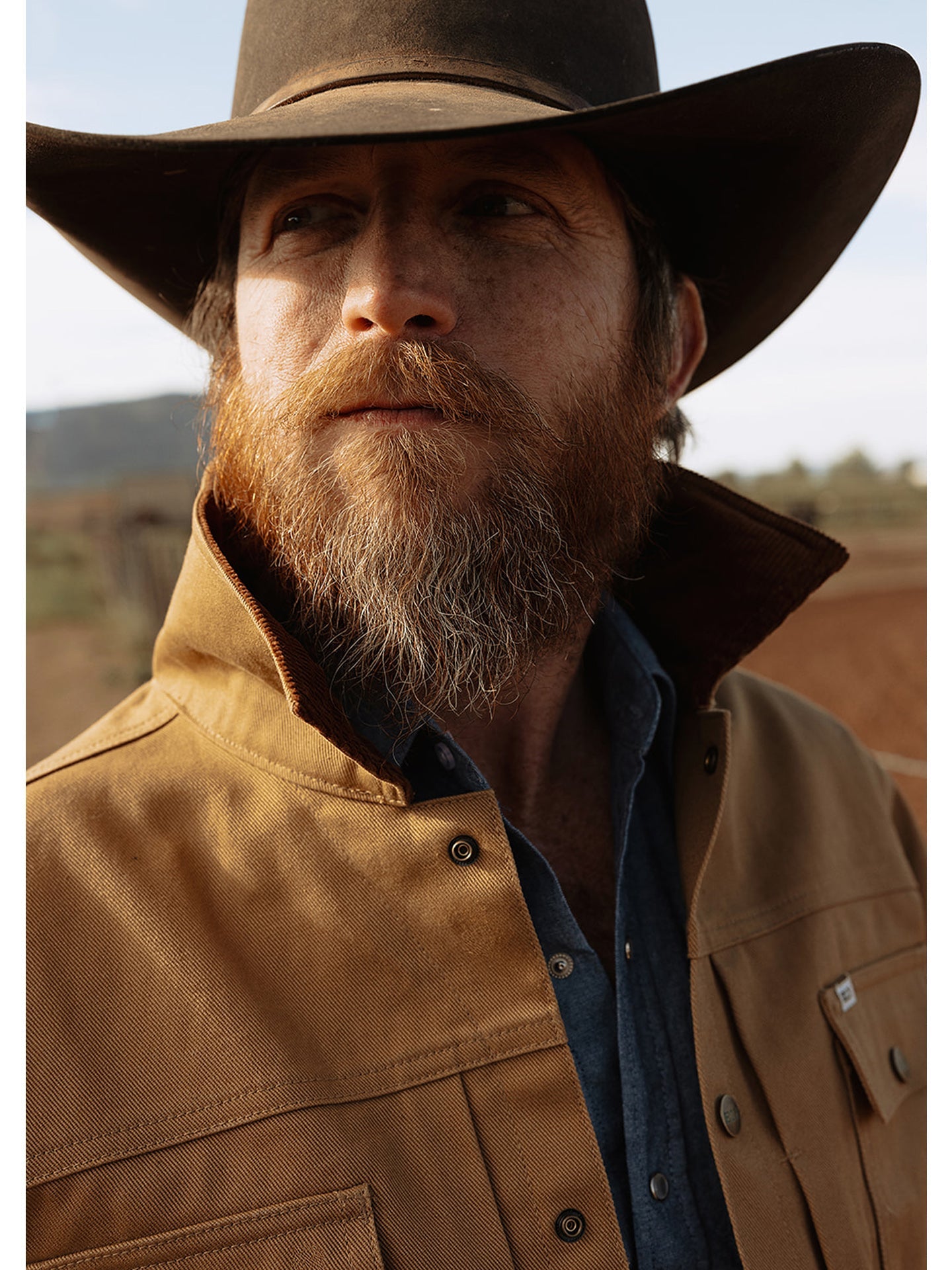Men's Ely Cattleman Vintage Reissue Twill Trucker Jacket