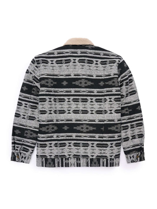 Men's Aztec Jacket with Sherpa Lining - Ely Cattleman - Flyclothing LLC