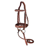 Laureate by Henri de Rivel Fancy Stitched Bridle w/ Wide Caveson and Laced Reins - Breeches.com - Flyclothing LLC