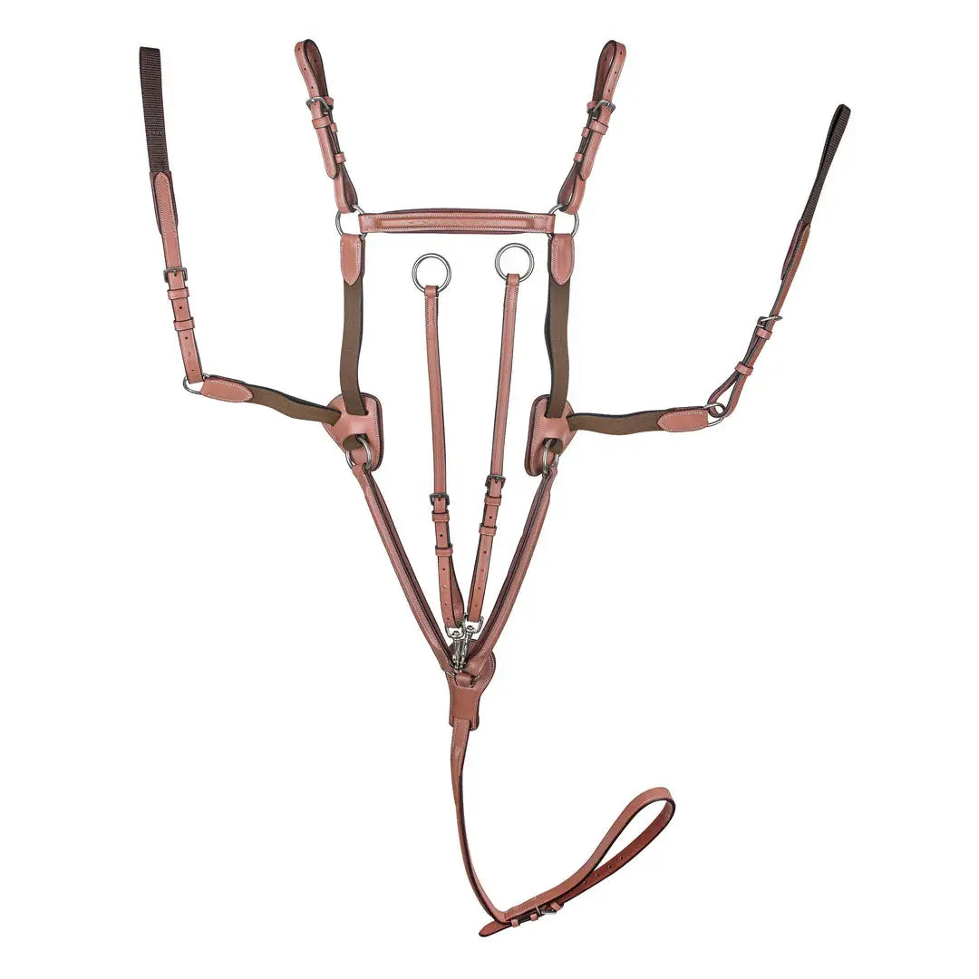 Laureate by Henri de Rivel Raised Fancy Stitched 5 Point Breastplate w/ Running Attachment - Breeches.com - Flyclothing LLC
