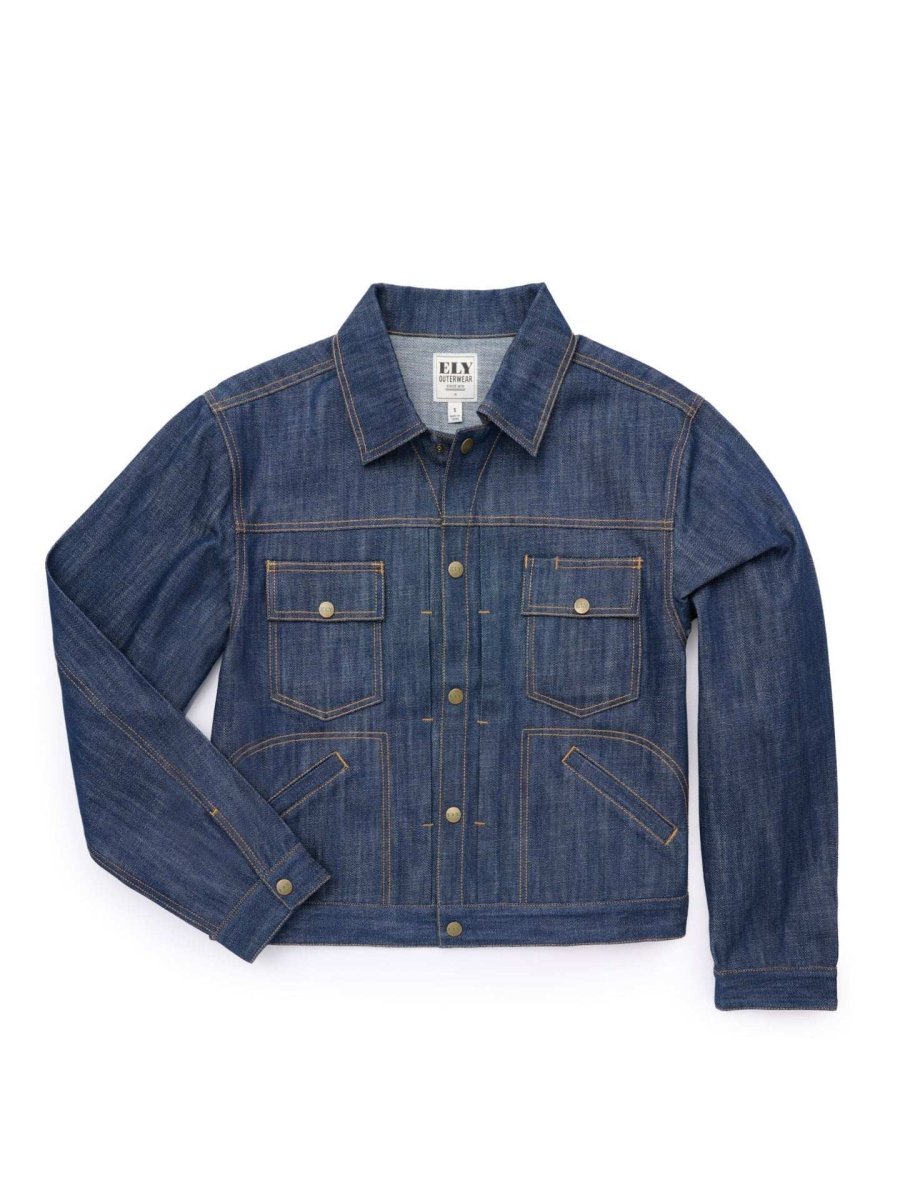 Men's Ely Cattleman Vintage Reissue Denim Jacket - Ely Cattleman - Flyclothing LLC
