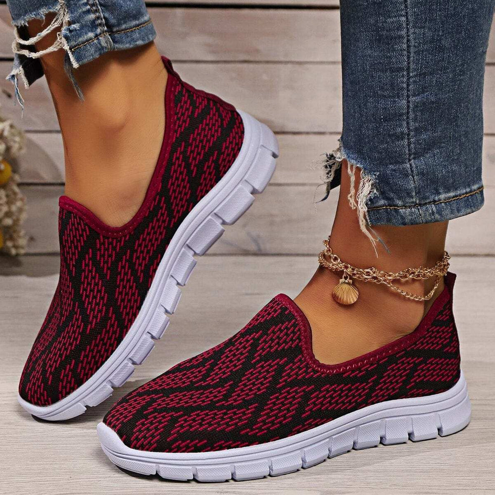 Round Toe Flat Slip-Ons - Trendsi - Flyclothing LLC