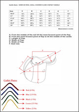 HENRI DE RIVEL CAHILL COVERED CLOSE CONTACT IGP SADDLE - Breeches.com - Flyclothing LLC