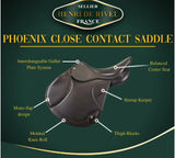 HENRI DE RIVEL PHOENIX CLOSE CONTACT Monoflap IGP SADDLE - Breeches.com - Flyclothing LLC