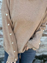 Full Size Turtleneck Long Sleeve Sweater Plus Size - Trendsi - Flyclothing LLC