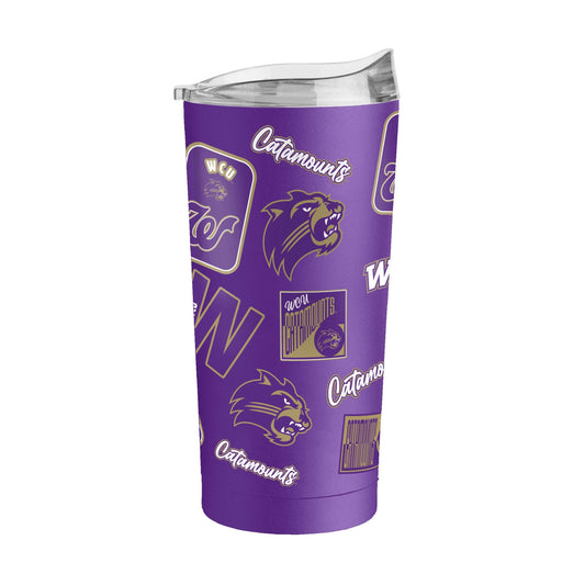 Western Carolina 20oz Dreamweave Powder Coat Tumbler - Logo Brands - Flyclothing LLC