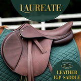 Henri De Rivel Laureate Leather IGP Saddle - Breeches.com - Flyclothing LLC