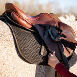 Henri De Rivel Laureate Leather IGP Saddle - Breeches.com - Flyclothing LLC