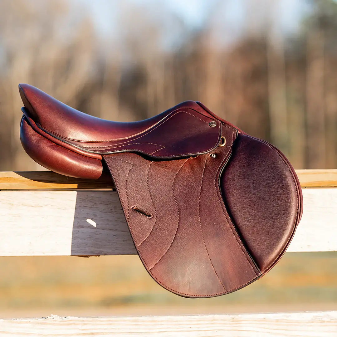 Henri De Rivel Laureate Leather IGP Saddle - Breeches.com - Flyclothing LLC