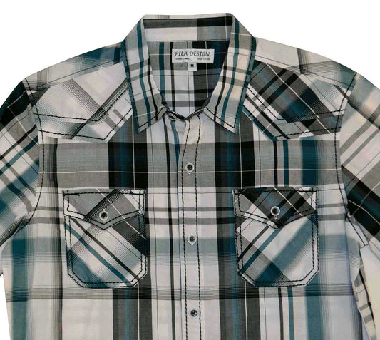 Pila Design Green Plaid Shirt - Pila Design - Flyclothing LLC