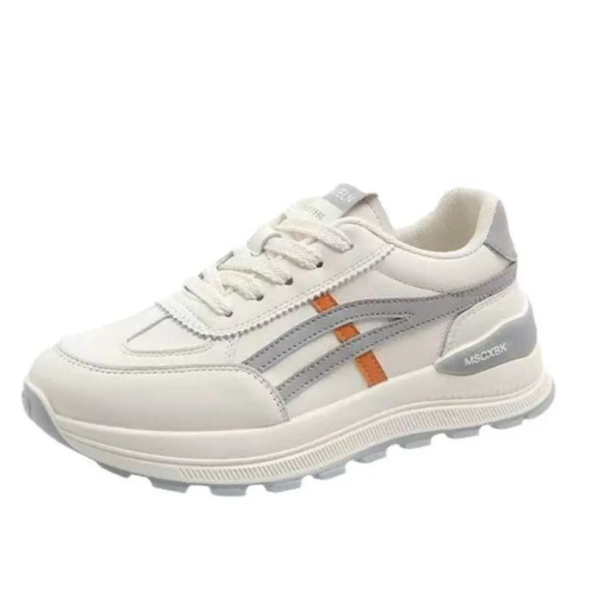 Round Toe Lace-Up Athletic - Trendsi - Flyclothing LLC