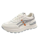 Round Toe Lace-Up Athletic - Trendsi
