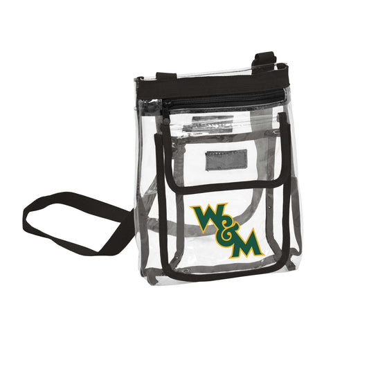 Willam and Mary Clear Crossbody - Logo Brands - Flyclothing LLC