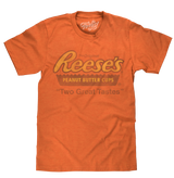 Reese's Peanut Butter Cup Two Great Tastes T-Shirt - Orange