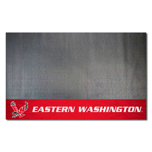 Eastern Washington Eagles Vinyl Grill Mat - 26in. x 42in. - Eastern Washington