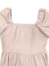 Square Neck Puff Sleeve A-Line Mini Dress - Trendsi - Flyclothing LLC