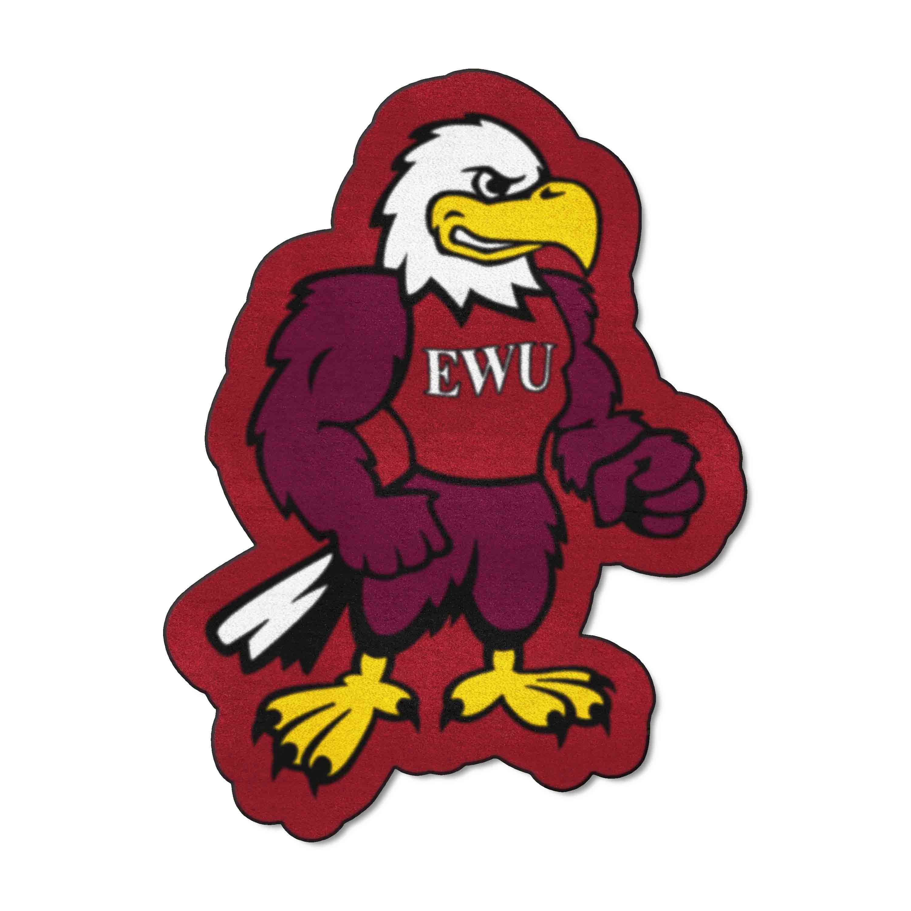 Eastern Washington Eagles Mascot Rug - Eastern Washington