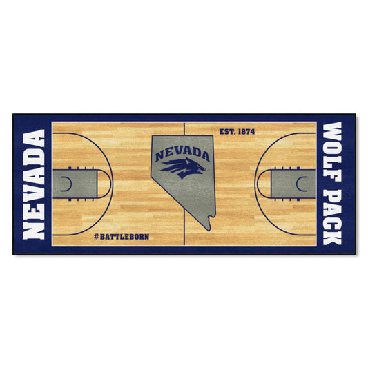 Nevada Wolfpack Court Runner Rug - 30in. x 72in. - Nevada