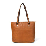 Classic Chic Genuine Leather Tote - Classy Leather Bags - Flyclothing LLC
