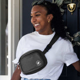 Wisconsin Black Everyday Belt Bag - Logo Brands - Flyclothing LLC