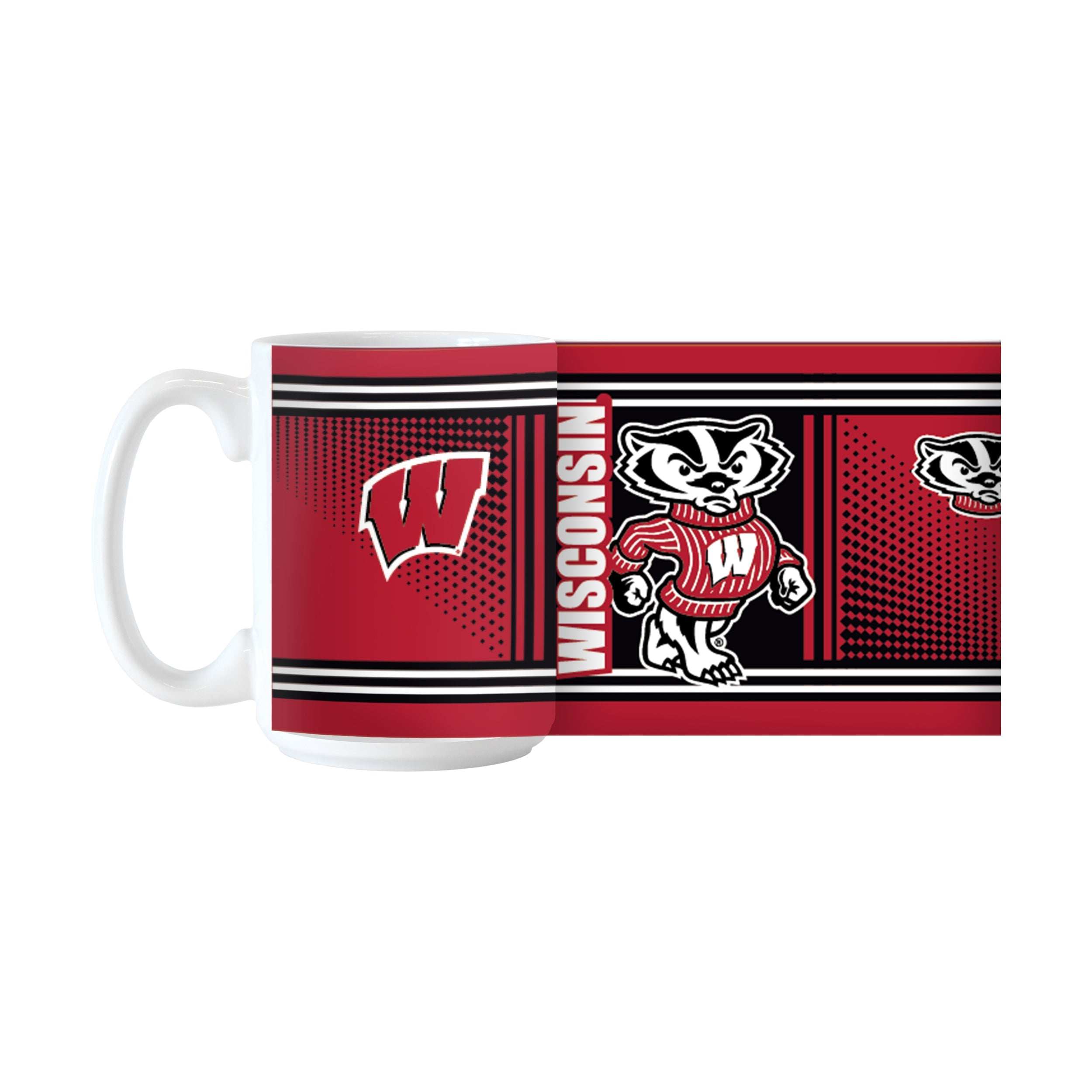 Wisconsin 15oz Hero Sublimated Mug - Logo Brands - Flyclothing LLC