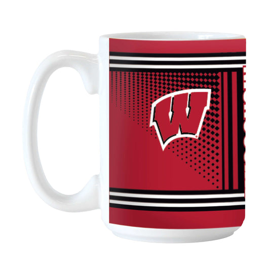 Wisconsin 15oz Hero Sublimated Mug - Logo Brands - Flyclothing LLC