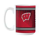 Wisconsin 15oz Hero Sublimated Mug - Logo Brands - Flyclothing LLC