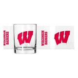 Wisconsin 14oz Gameday Rocks Glass