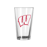Wisconsin Alternate 16oz Gameday Pint Glass