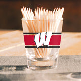 Wisconsin 2oz Stripe Shot Glass - Logo Brands - Flyclothing LLC