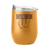 Wisconsin 16oz Huddle Powder Coat Curved Beverage - Logo Brands - Flyclothing LLC