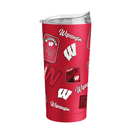 Wisconsin 20oz Dreamweave Powder Coat Tumbler - Logo Brands - Flyclothing LLC