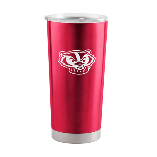 Wisconsin 1 Color 20oz Gameday Stainless Tumbler - Logo Brands - Flyclothing LLC