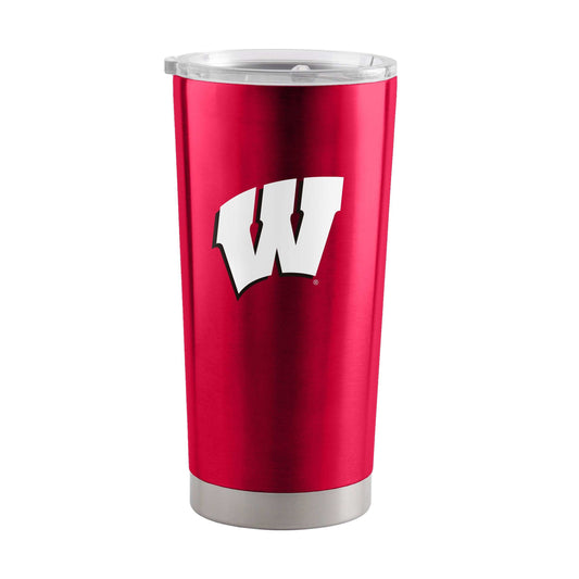 Wisconsin 20oz Letterman Stainless Tumbler - Logo Brands - Flyclothing LLC