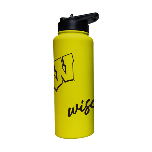 Wisconsin 34oz Cru Bold Soft Touch Quencher - Logo Brands - Flyclothing LLC