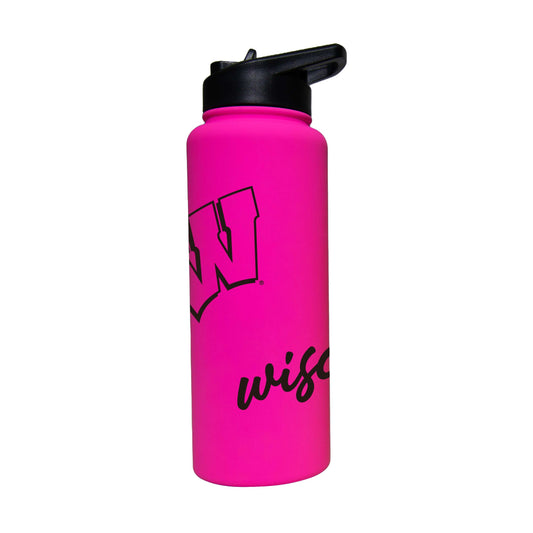 Wisconsin 34oz Electric Bold Soft Touch Quencher - Logo Brands - Flyclothing LLC