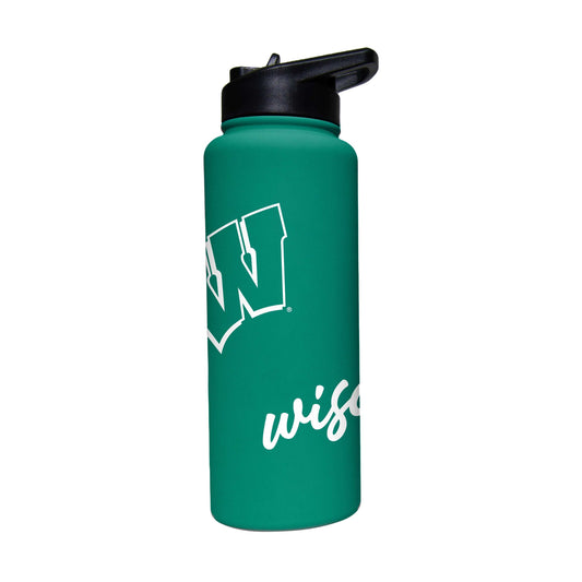 Wisconsin 34oz Optic Bold Soft Touch Quencher - Logo Brands - Flyclothing LLC