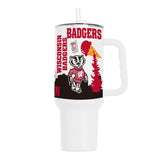 Wisconsin 40oz Native Powder Coat Tumbler - Logo Brands - Flyclothing LLC