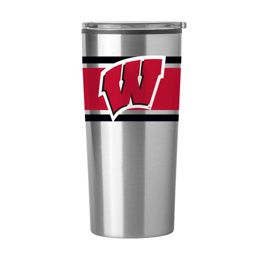 Wisconsin Stripe 20 oz Fusion Tumbler - Logo Brands - Flyclothing LLC