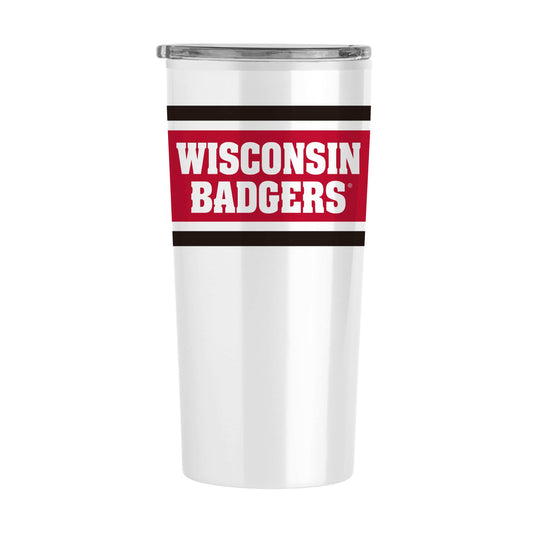 Wisconsin 20oz Stripe Fusion Tumbler - Logo Brands - Flyclothing LLC