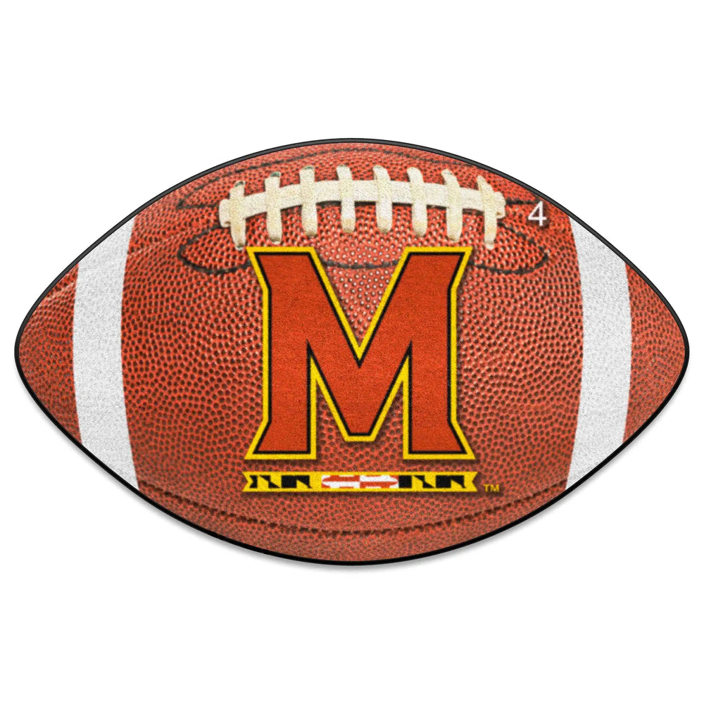 Maryland Terrapins Football Rug - 20.5in. x 32.5in. - Maryland