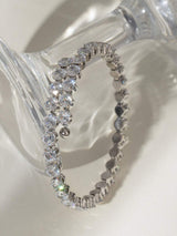 Stainless Steel Inlaid Zircon Bracelet - Trendsi - Flyclothing LLC