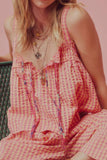 Tied Front Textured Square Neck Cami - Trendsi - Flyclothing LLC