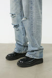 Men's Distressed Jeans with Pockets - Trendsi