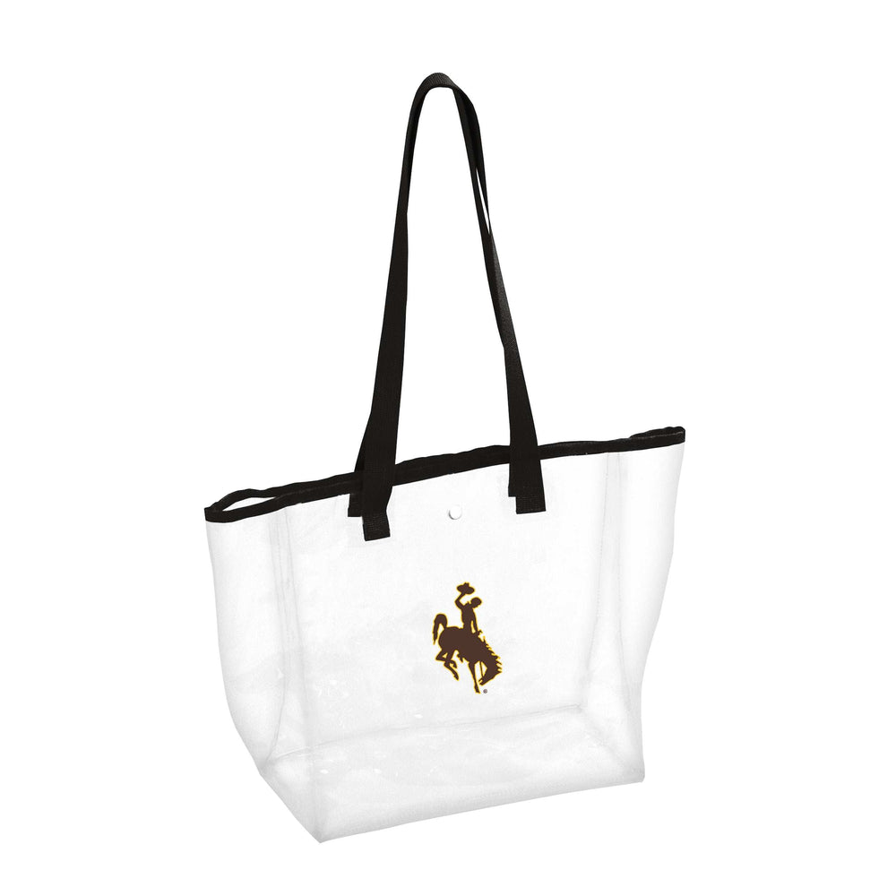 Wyoming Black Trim Stadium Clear Bag - Logo Brands - Flyclothing LLC