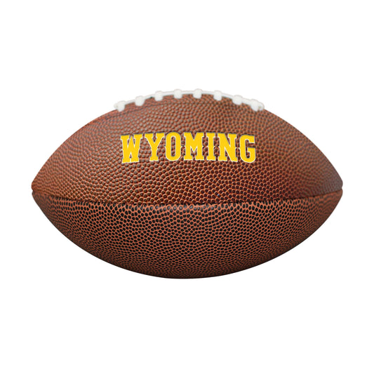 Wyoming Mini Size Composite Football - Logo Brands - Flyclothing LLC