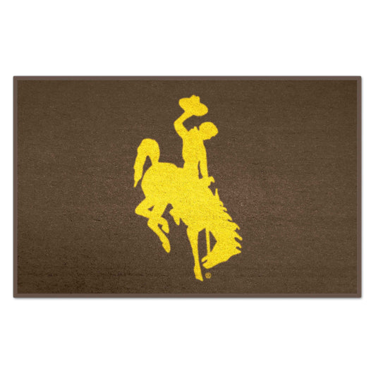 University of Wyoming Starter Mat - Logo Brands - Flyclothing LLC