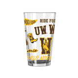 Wyoming 16oz Native Pint Glass