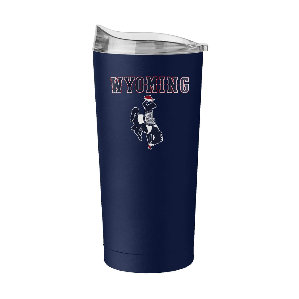 Wyoming State Pride 20oz Flipside Powder Coat Tumbler - Logo Brands - Flyclothing LLC
