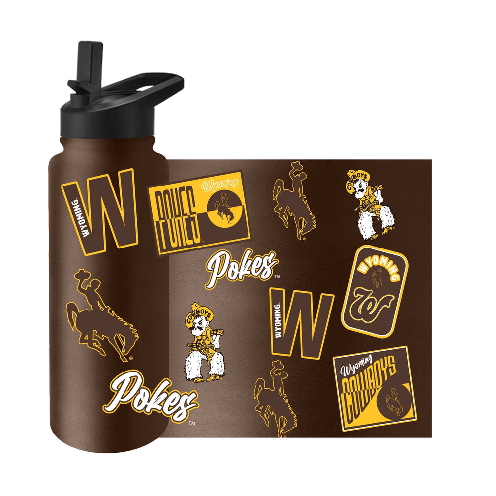 Wyoming 34oz Dreamweave Quencher Bottle - Logo Brands - Flyclothing LLC